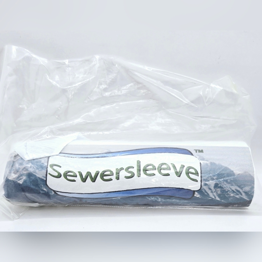 Sewersleeve disposable plastic sleeve for RV‎ hoses. Plant based Sealed